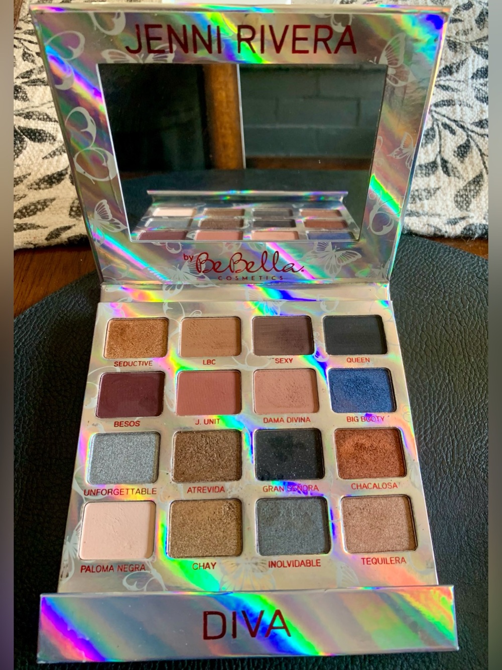 Jenni Rivera by BeBella Cosmetics Diva Eyeshadow Palette Night Colors